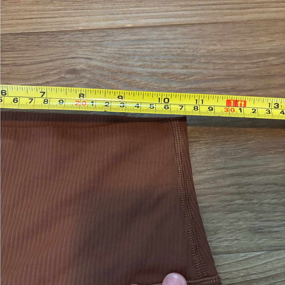 Lululemon Align High Rise Ribbed Leggings Sz 4 Brown 24” Activewear Athleisure - Picture 7 of 10
